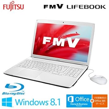 【クリックで詳細表示】富士通 ノートパソコン FMV LIFEBOOK AH53/S(Office Home and Bu： パソコン・周辺機器