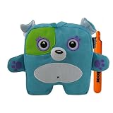 dog-Inkoos Mini Plush Dog with Marker - Blue