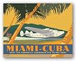 Miami-Cuba by David Grandin 28"x22" Art Print Poster