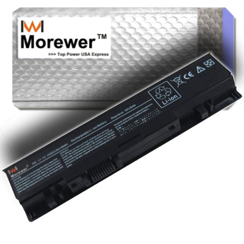 Morewer New Laptop Battery for Dell Studio 15 1535 1536 1537 1555 1557 1558 312-0701 312-0702 A2990667 KM958 KM965 MT264 WU946 Battery (Li-ion 6-room 11.1V 5200mAh 56Wh 5200mAh)