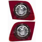 04 05 06 Mazda 3 Sedan Inner Taillight Taillamp Pair by Aftermarket