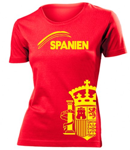 FUSSBALL EM 2016 – SPANIEN FANSHIRT 3207(F-R) Gr. XL