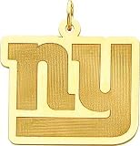 14K Gold NFL New York Giants Logo Charm