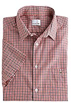 Red! Collection Short Sleeve Gingham Check Shirt