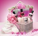Pretty in Pink Spa Gift Basket for Women