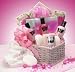 Pretty in Pink Spa Gift Basket for Women
