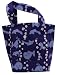 Large Tote Bag Seals and Whales - Navy
