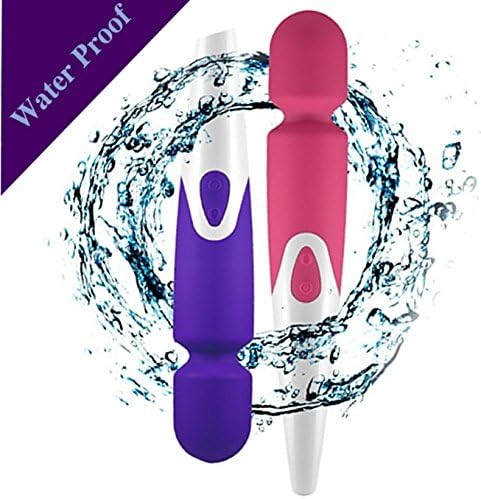 Personal Hand held Full Body 100% Waterproof Magic Medical Silicone Massage Cordless Wireless Vibrating Massager 10-speed with Powerful Motor (pink)