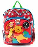 Disney My Friends Tiger and Pooh kids Backpack Red/Blue School Bag