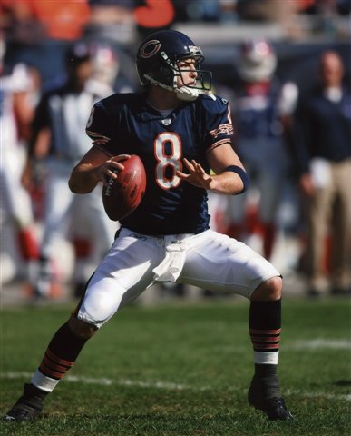 REX GROSSMAN CHICAGO BEARS 8X10 SPORTS ACTION PHOTO (1)