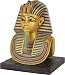 Mask of King Tutankhamun Statue, 6.5"H