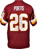 Clinton Portis Autographed Washington Redskins Reebok Authentic Maroon Jersey
