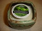 Swan Creek 9 Oz. 100% Soy Wax 45+ Hour Candle in Square Pottery Thai Pear