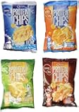 Quest Nutrition Protein Chips, Variety Pack Including BBQ, Sea Salt, Cheddar & Sour Cream,& Sour Cream & Onion, Pack of 4, 1 Bag of Each