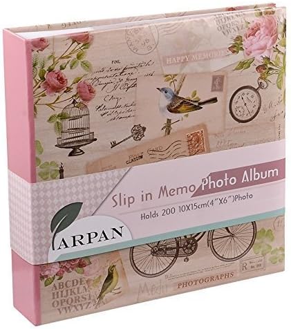 Large Memories Memo Slip In Case Photo Album 200 4''x6'' Photos - Arpan by CLARIS