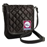 Philadelphia 76ers Quilted Purse, Black