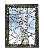 28W X 36H Birch Tree In Winter Window Windows