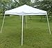 Outsunny Slant Leg Easy Pop-Up Canopy Party Tent, 10 x 10-Feet, White