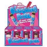 Colourful Painted Wooden French Knitting Doll - Learn To Knit