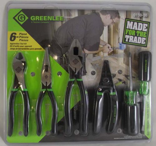 Best Price Greenlee 0159-36 Hand Tool Kit, Six Piece