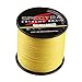 Spectra 100%Pe Braided Fishing Line 6-300Lb Test Yellow 100m-2000m