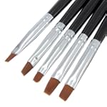 5pcs Pinceau Brosse UV Gel Peinture D...