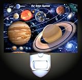 Map of Our Solar System Decorative Night Light