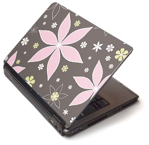 Pink petals - Toshiba Lapjacks skin to fit 17" Laptops