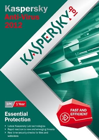 Kaspersky Anti Virus 2012 3 PC, 1 year license (PC)