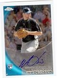 Wade Davis Autographed/Hand Signed Baseball Card (Tampa Bay Rays) 2010 Topps Foil #220