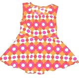 Toddler 2-piece Babydoll Swimwear Orange/Melon/Flowers