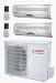 Dual Zone Wall Mount Ductless Mini Split 2x12,000 BTU, 13 SEER, AC ONLY