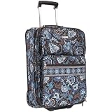 Vera Bradley "Java Blue" Two Compartment Wheelaboard, 21"
