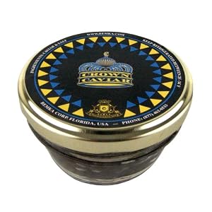 Bemka.com Russian Ossetra Crown Farmed Caviar, 2-Ounce Jar by Bemka.com