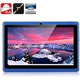 E-Ceros Create 2 Tablet PC - 7 Inch Screen, Allwinner A33 Quad Core CPU, Mali400 GPU, Android 4.4, Free 8GB Micro SD Card (Blue)