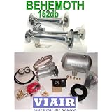 BEHEMOTH Triple Trumpet Train Air Horn & VIAIR 150psi 275c 1Gal. Kit by Assured Performance-Horns w Viair System