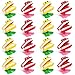 16 Pack Wind Up Teeth Walking Babbling Teeth Chattering Teeth Wind Up Toy for Party Favors Supplies Props for Halloween Gag Shows