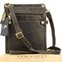 Borsa a tracolla Midi Messenger Visconti A5 - 18512 - Marrone - Olio Marrone