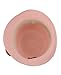 NYfashion101 Side Flip Cloche Bucket Hat w/ Woven Flower & Ribbon Accent