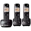 Panasonic KX-TG2513ET DECT Trio Digital Cordless Phone Set - Black