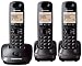 Panasonic KX-TG2513ET DECT Trio Digital Cordless Phone Set - Black