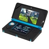 GTMax Soft Rubber Silicone Skin Protector Cover Case - Black For Nintendo 3DS