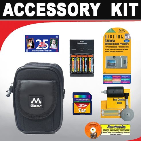Advanced Accessory Kit For GE A730 7.0 MP Digital Camera
