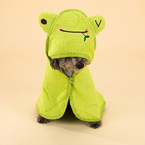Soft Pet Dog Cute Cartoon Pajamas Dog Bathrobe Multifunction Absorbent Pet Bath Towel Animal Puppy Cat Warm Blanket Pet Supplies (L, Style 5)