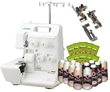 Juki Garnet Line MO-644D 2-Needle, 2/3/4 Thread Serger Kit