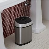 Nine Stars 3.2 Gallon Stainless Steel Infrared Trash Can