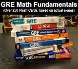 GRE Math Fundamentals - Over 250 Flash Cards covering basics of often questioned areas