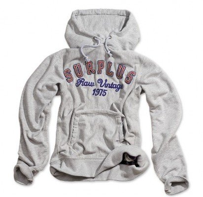 Surplus Hoodie Raw Vintage -grau- Größe: S-XXL