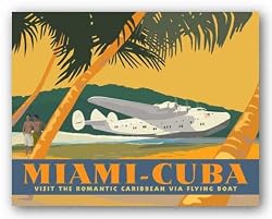 Miami-Cuba by David Grandin 28"x22" Art Print Poster
