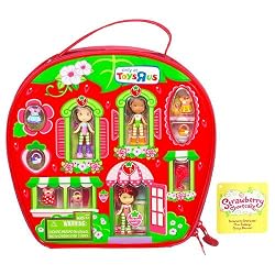 Strawberry Shortcake Berry House Case w/Figures